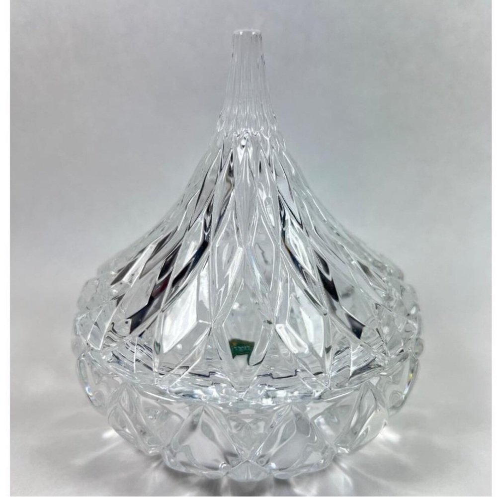 Vintage Godinger Crystal Hershey’s Kiss dish